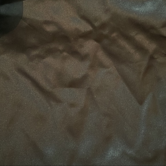 ♻️📸Shein Black Faux PU Leather Zipper Jacket size Medium - Picture 7 of 13